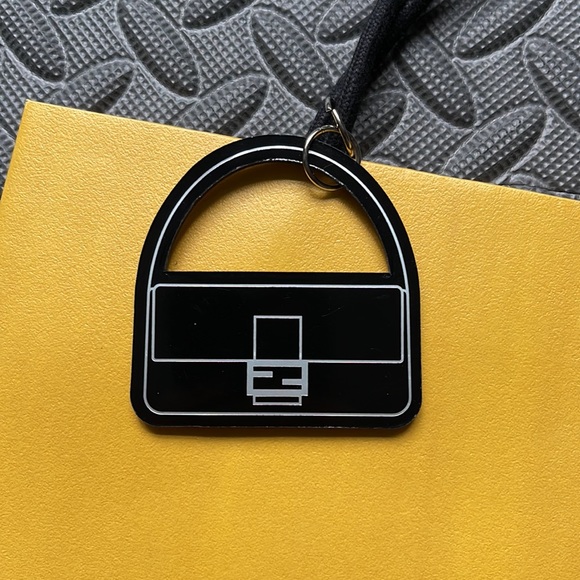 Fendi paper bag w/ Charm✨ - Picture 3 of 4